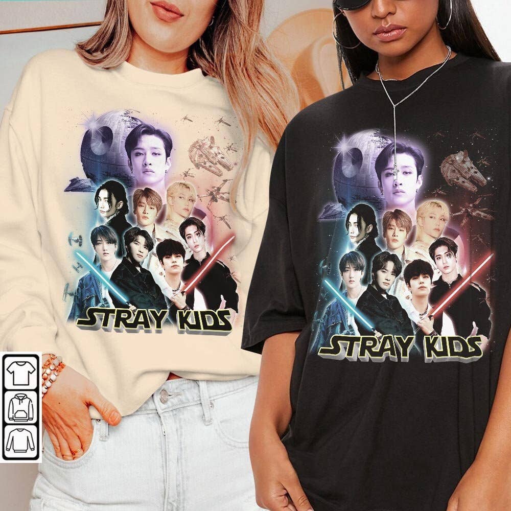 TheKingShirt - Wholesale T-Shirt (Graphic) - Women's - Stray Kids Exclusive Vintage Kpop0107MT T-Shirt4