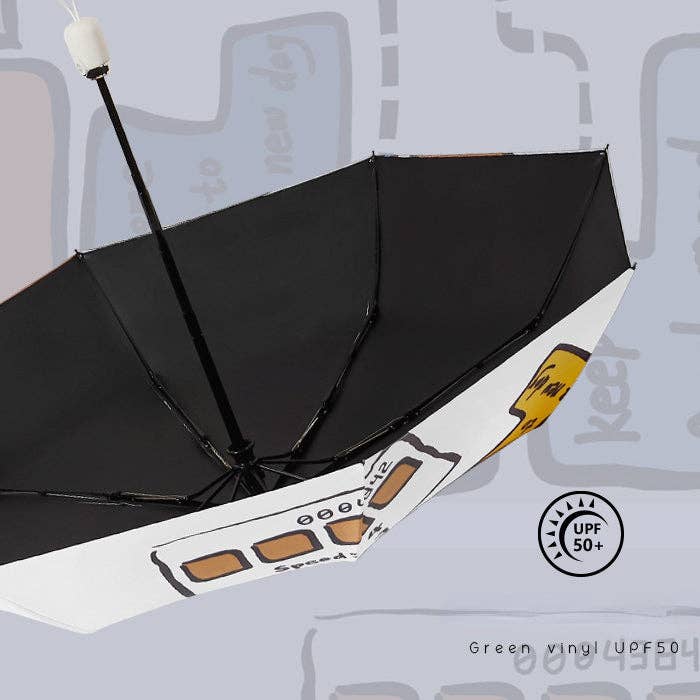 Funkyrel® Atzbranding Limited - Wholesale Umbrella - Women's - Tetris Pattern Folding Travel Umbrella for Sun and Rain3