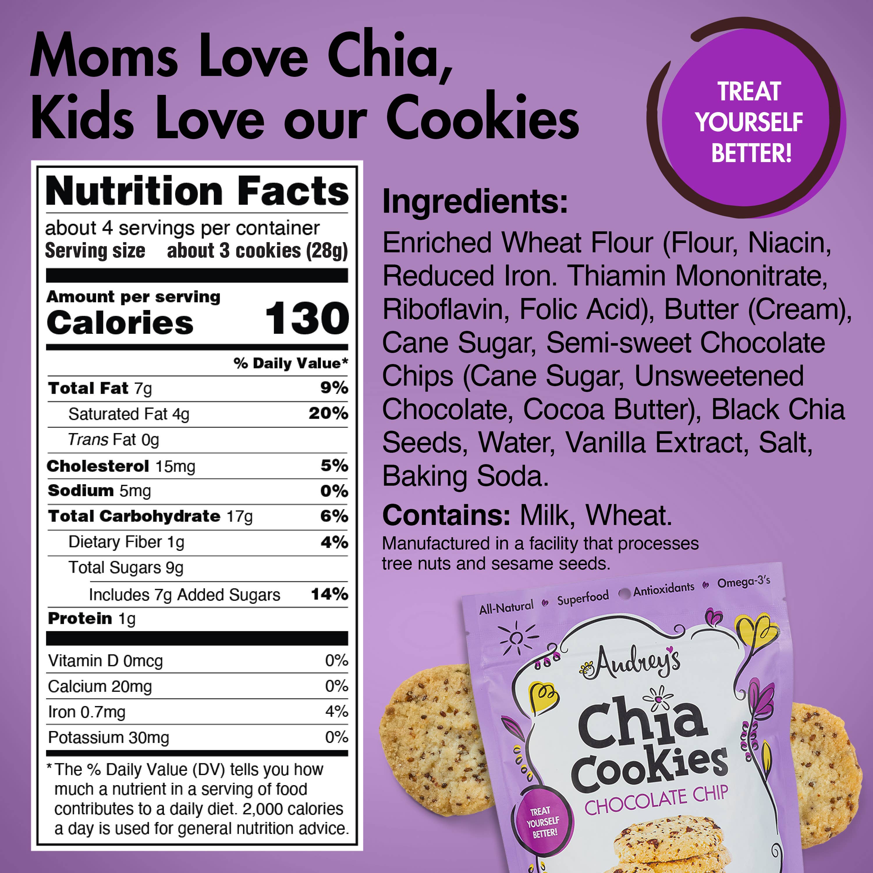 Audrey's Chia Cookies - Wholesale Cookie - Audrey's Chia Cookies - Chocolate Chip1