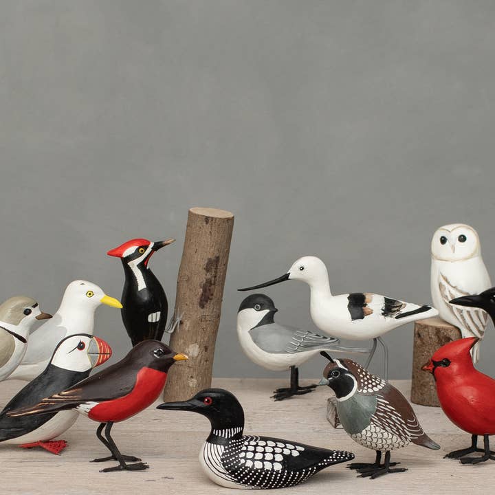 Aviologie - Wholesale Decorative Figurine - Mini Canada Goose - Set/3 - 4"H -Wooden Ornament