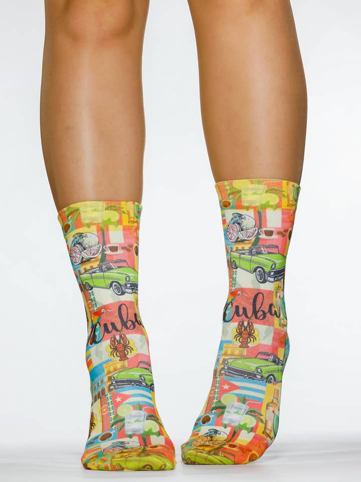 Wigglesteps - Wholesale Socks - Women's - Love Cuba Lady Sock0