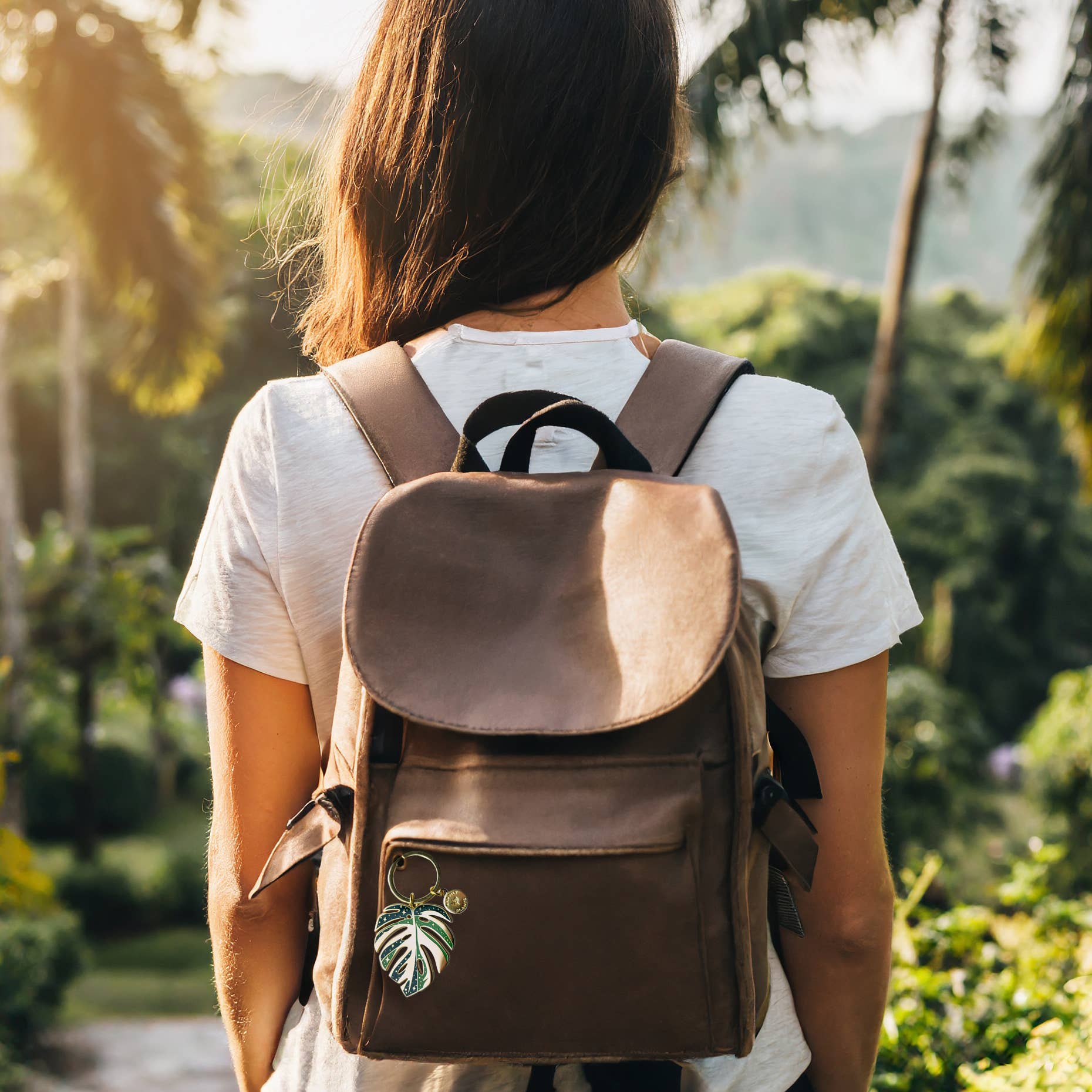 Happily Plants - Wholesale Keychain - Unisex - Monstera Thai Constellation Plant Keychain Charm Plant Gifts6