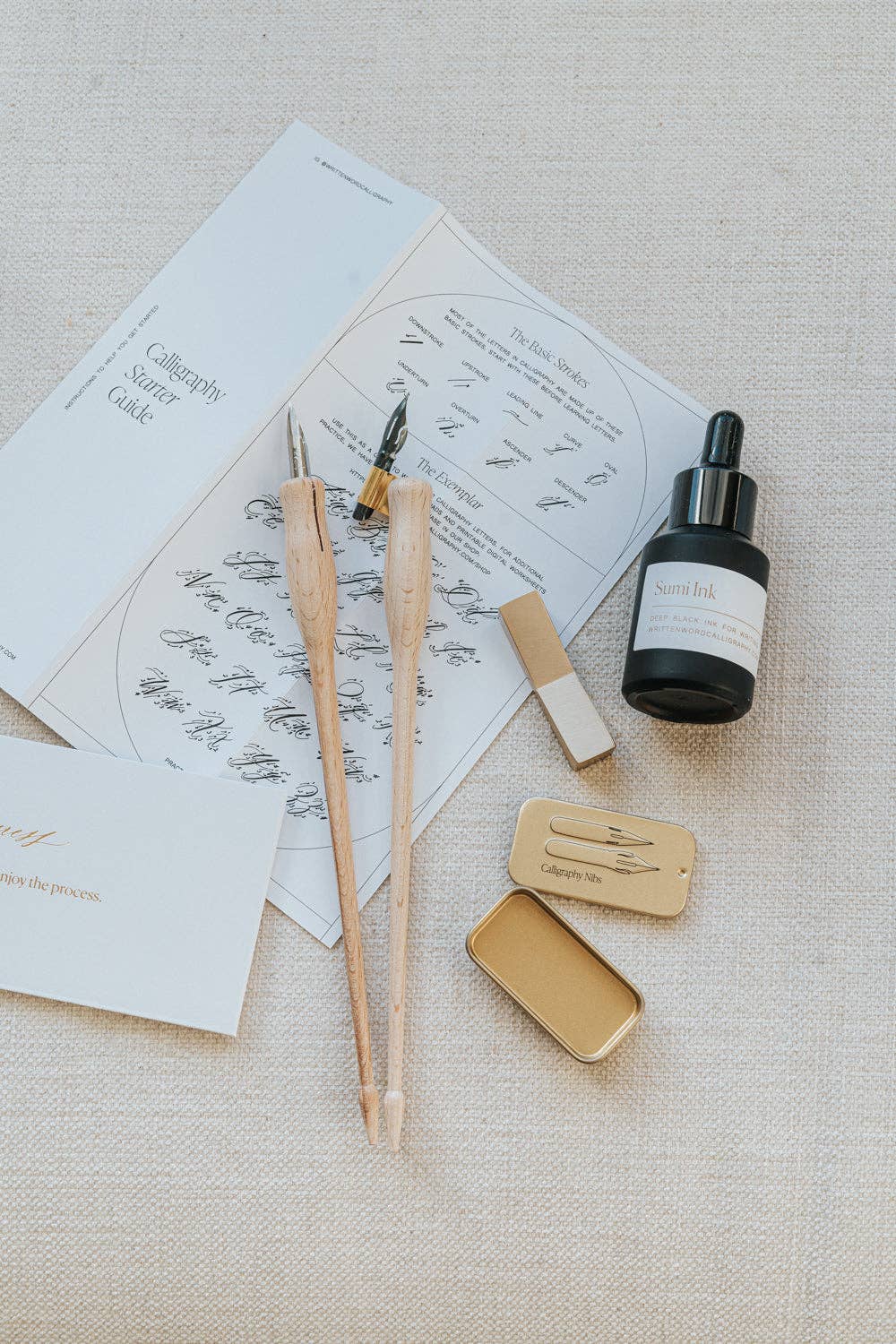 Written Word Calligraphy – Engroshandel DIY-hobbysæt – Begynderkit til kalligrafi3