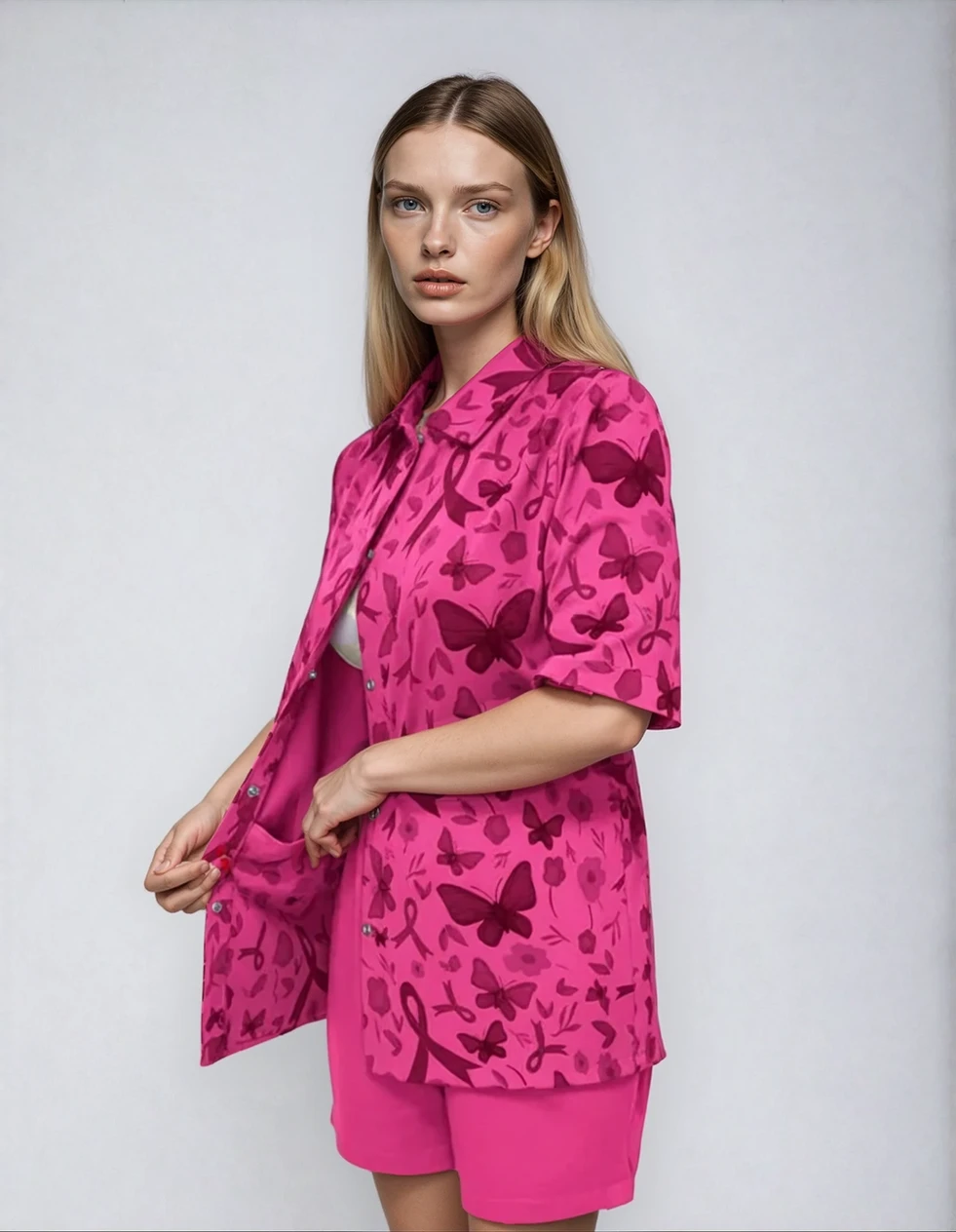 Bajabella - Vendita all'ingrosso Completo loungewear - Donna - Set da casa con tasche interne di drenaggio e pantaloncini, pigiama0