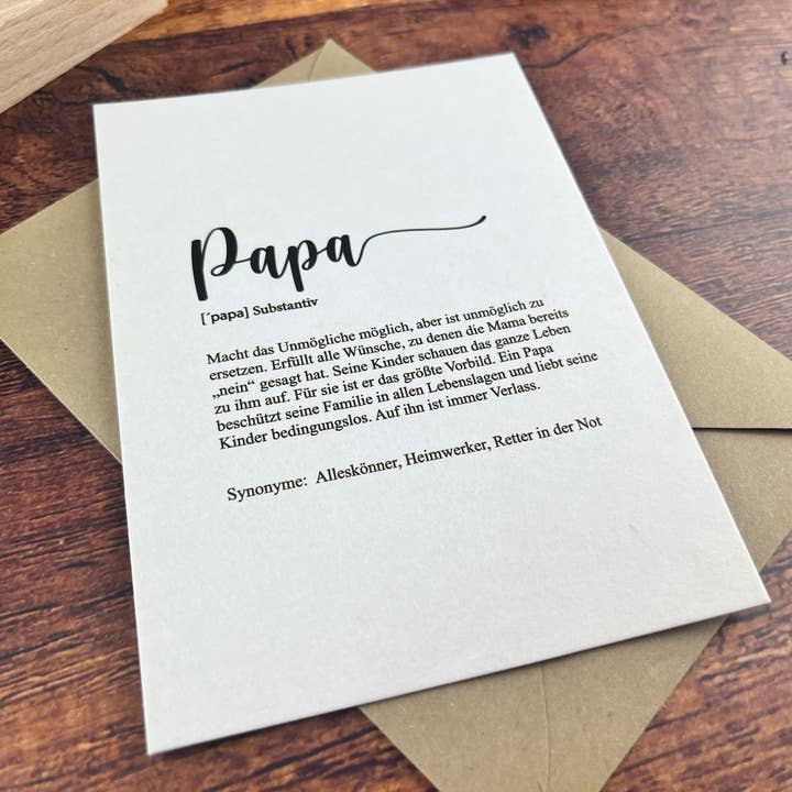 Naturbedacht - Wholesale Father's Day Card - Father's Day Card - Fair, Ecological And Sustainable1