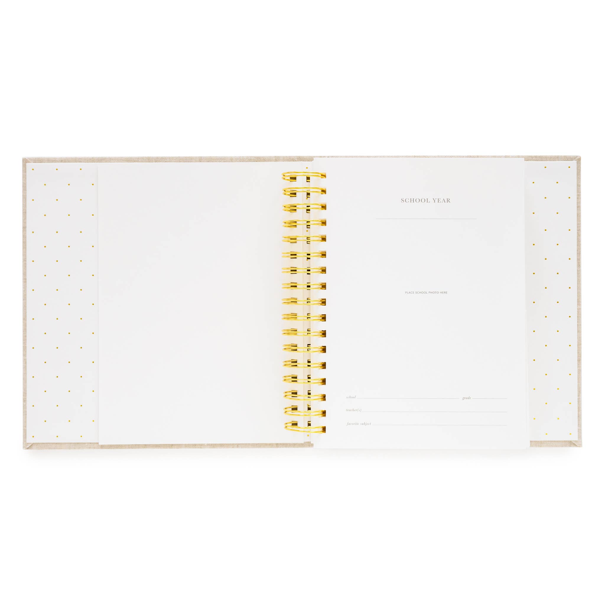 Sugar Paper - Wholesale Memory Book - Kids & Baby - Flax School Years Book3