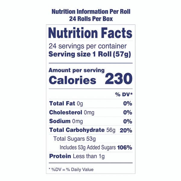 I Got Your Candy - Venta al por mayor Golosinas duras - Rollo Spangler Necco Wafers de sabores variados, 2 onzas, 24 unidades5