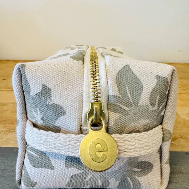 Green Dopp Kit – Rose Oatmeal for wholesale on Faire