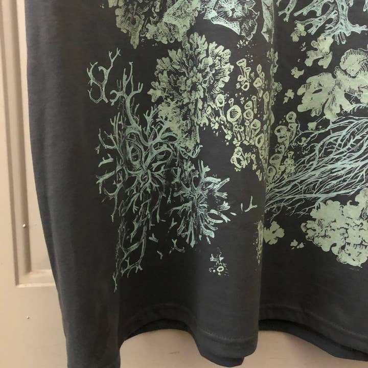Solstice Handmade - Wholesale Screen Printed T-Shirt - Unisex - Lichen Organic Cotton T shirt2