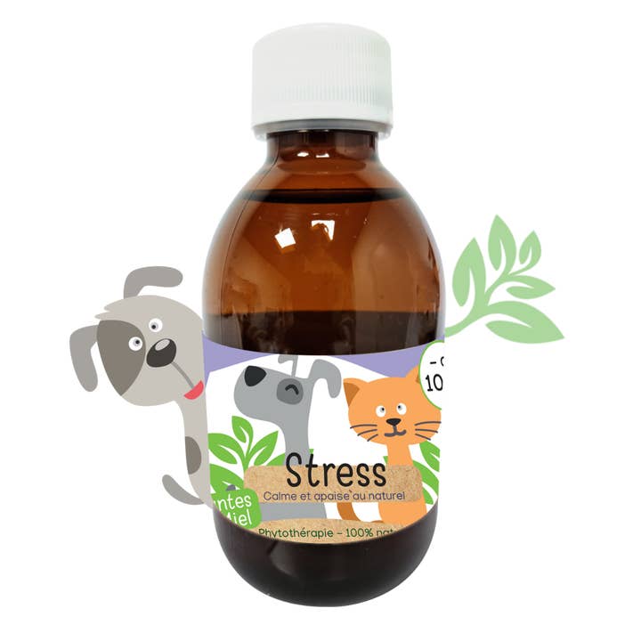 Natural Anti-Stress Syrup 200mL - Dogs and Cats of -10KG for wholesale by Kas Tête