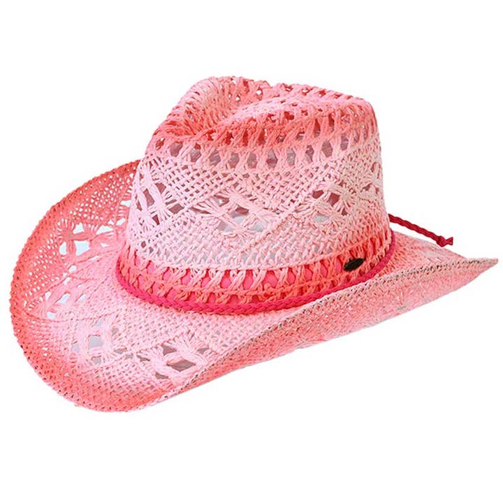 C.C Ombre Open Weave cowboyhoed voor wholesale door Shopping2help