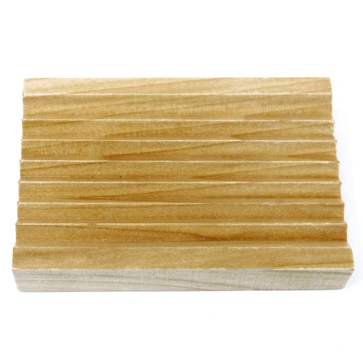 Ancient Wisdom - Vente Porte-savons de bain - Porte-savon en bois Hemu - Groovy
