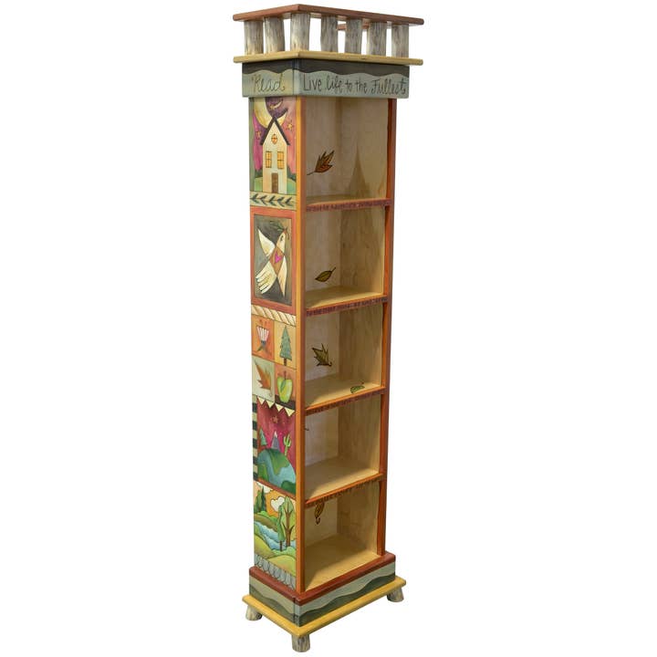 Handmade Narrow Bookcase for wholesale by Sticks