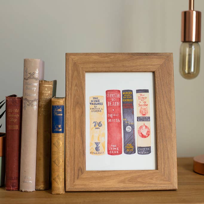 Queens of Crime Fiction Watercolour Art print for wholesale by Georgina The Librarian