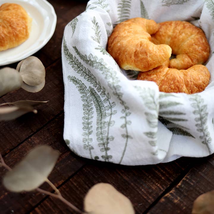 Highland Ridge | Handmade Home Decor - Wholesale Tea Towel - Fern Fronds Tea Towel14