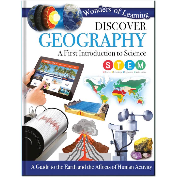 Discover Geography - Libro di riferimento per bambini - Apprendimento STEM per la vendita all'ingrosso da parte di Robert Frederick Ltd