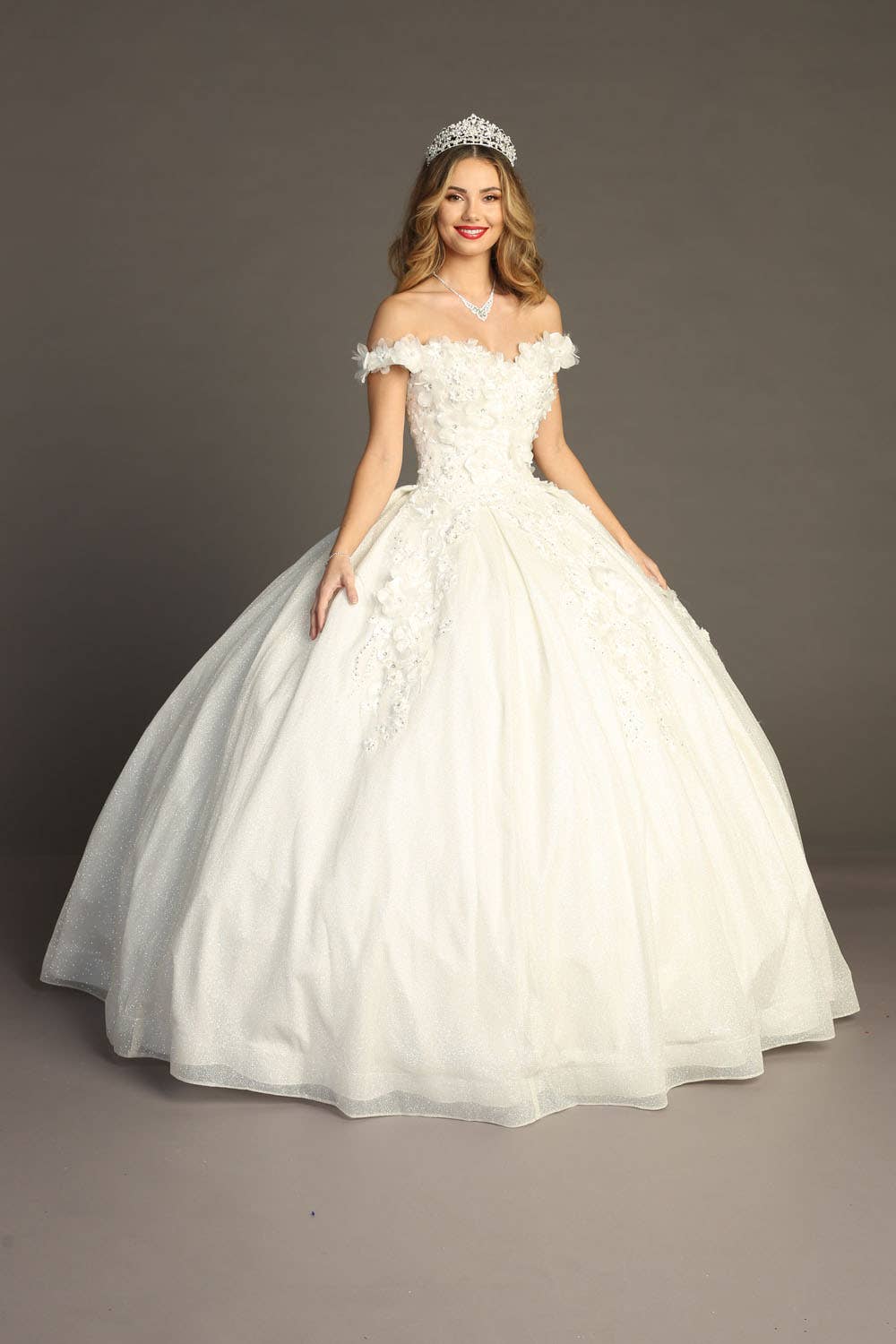 Chicas – wholesale Gown – Women's – Off the Shoulder Quinceanera-wedding Dress CHF301316