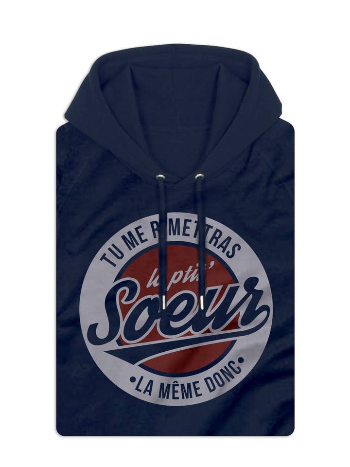Unisex Hoodie "Zou je me de Kleine Zus teruggeven" voor wholesale door Peye et Meye