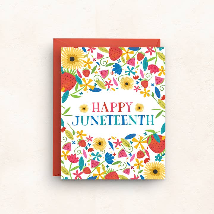 Nicole Marie Paperie - Wholesale Everyday Greeting Card - Happy Juneteenth Card - Celebration Greeting Card