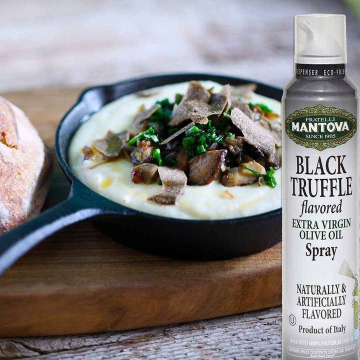 Fine Italian Food - Wholesale Olive Oil - Mantova Black Truffle Extra Virgin Olive Oil Spray, 8 fl. oz1