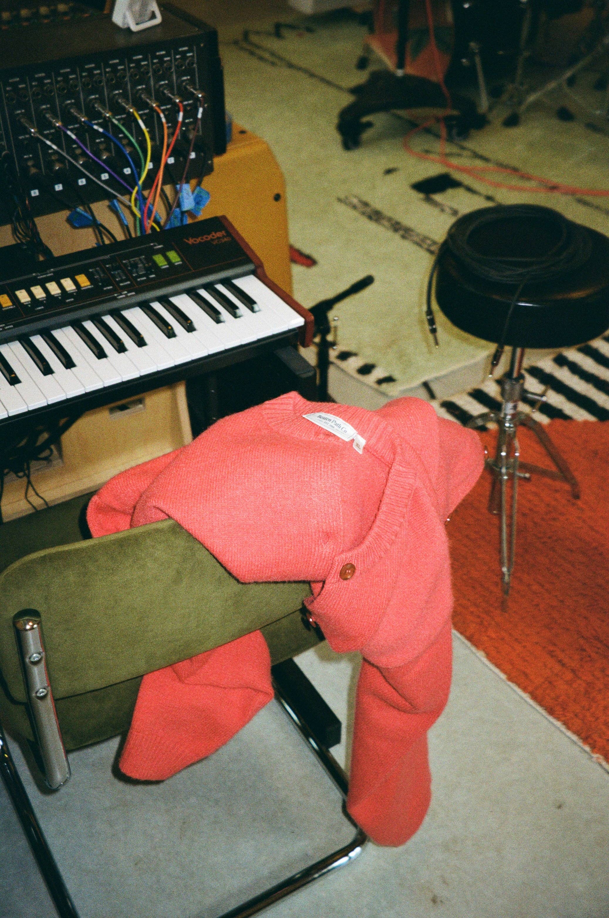 Beaten Path Co - Wholesale Cardigan - Women's - RED WOOL CARDIGAN21