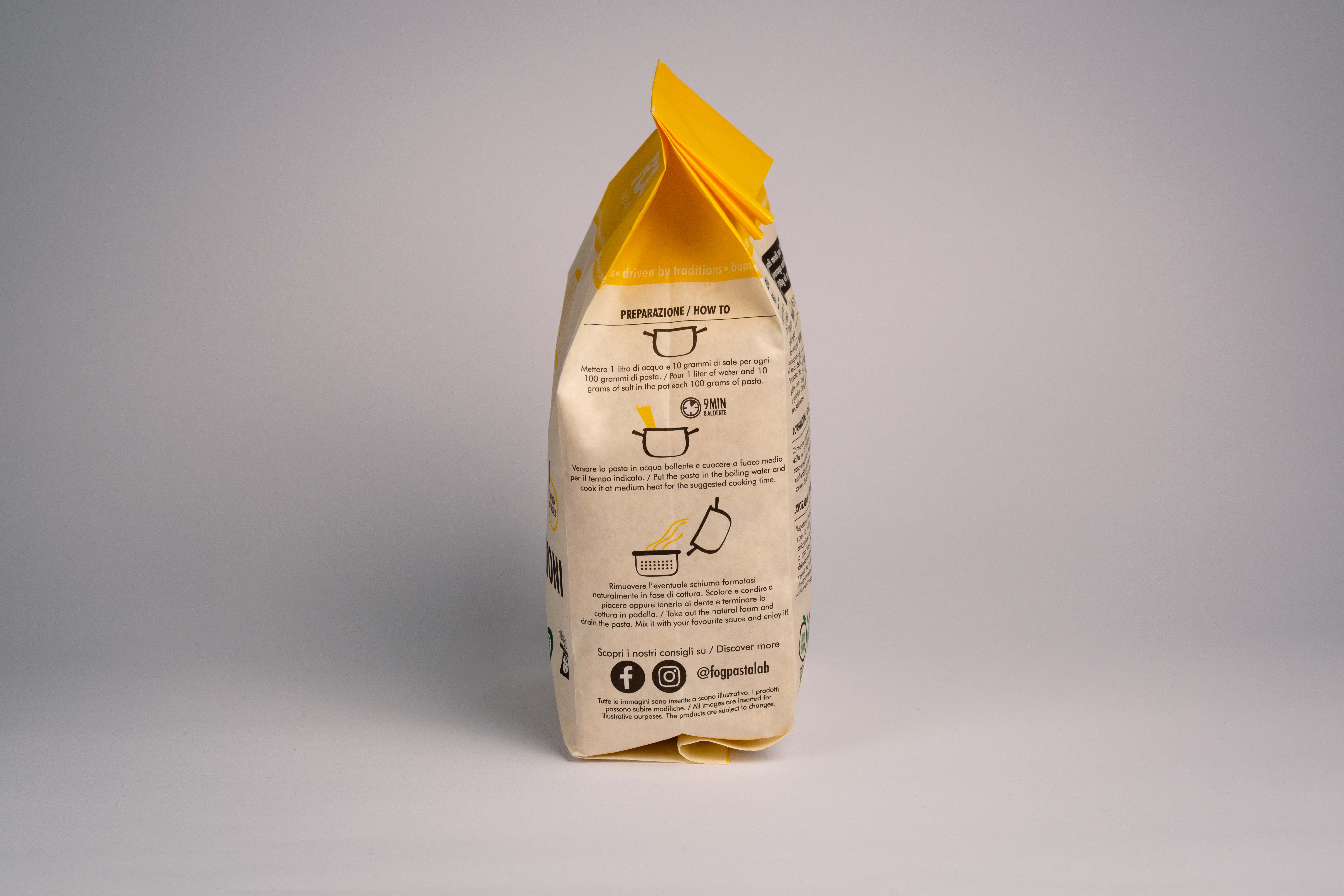 FOG – wholesale Pasta – HALF RIGATONI YELLOW CORN AND RICE2