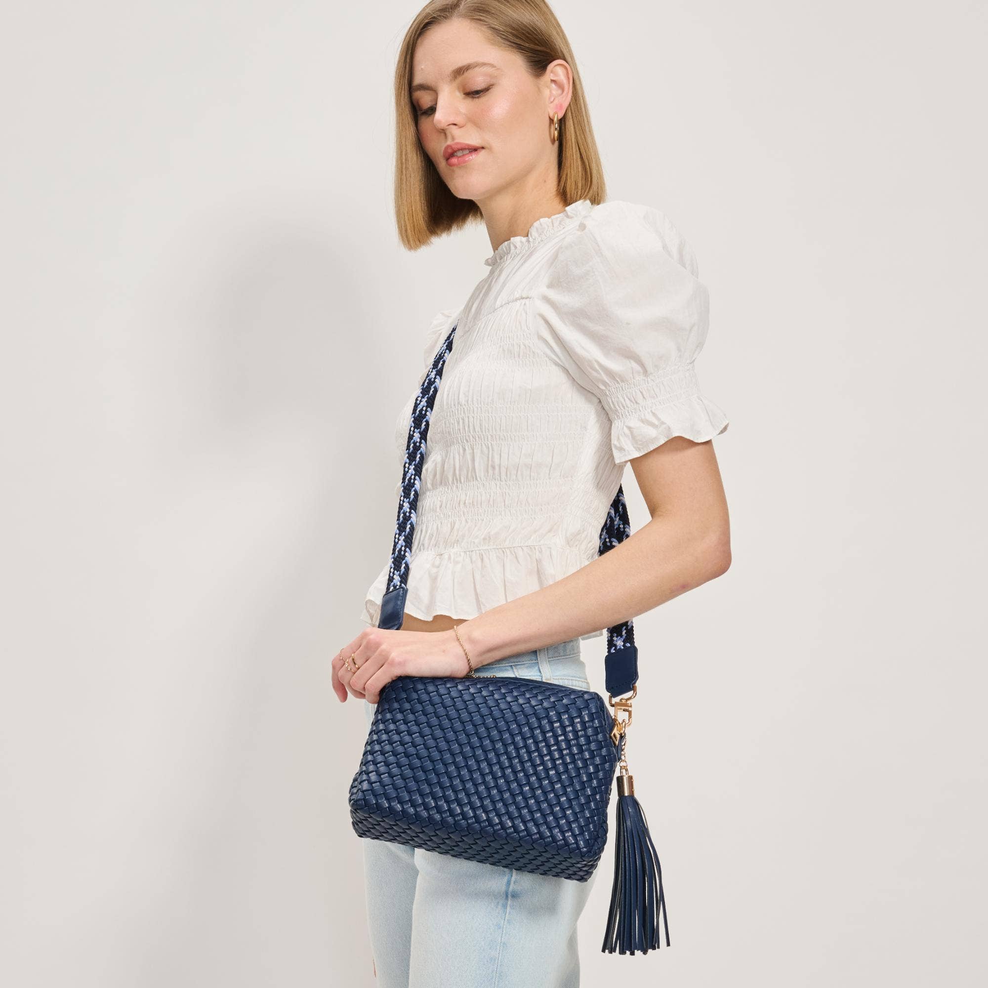 Moda Luxe – Großhandel Umhängetasche - Damen – Roxana Geflochtene Umhängetasche18