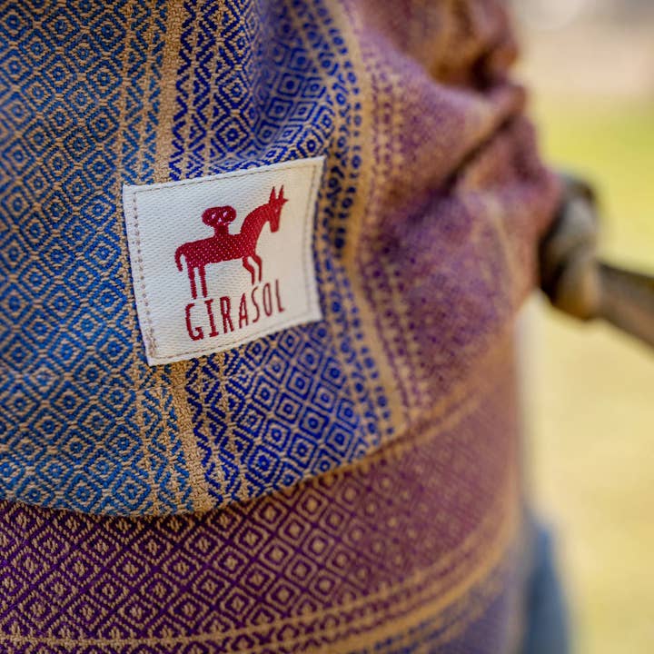 Girasol - Wholesale Baby Carrier - MySol Rayos d'oro baby carrier, suitable from birth, handwoven2