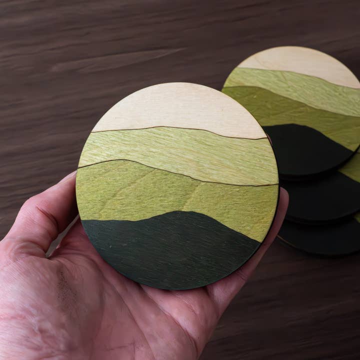 Path and Oak - Wholesale Coasters - Green Mountains Wood Coasters4