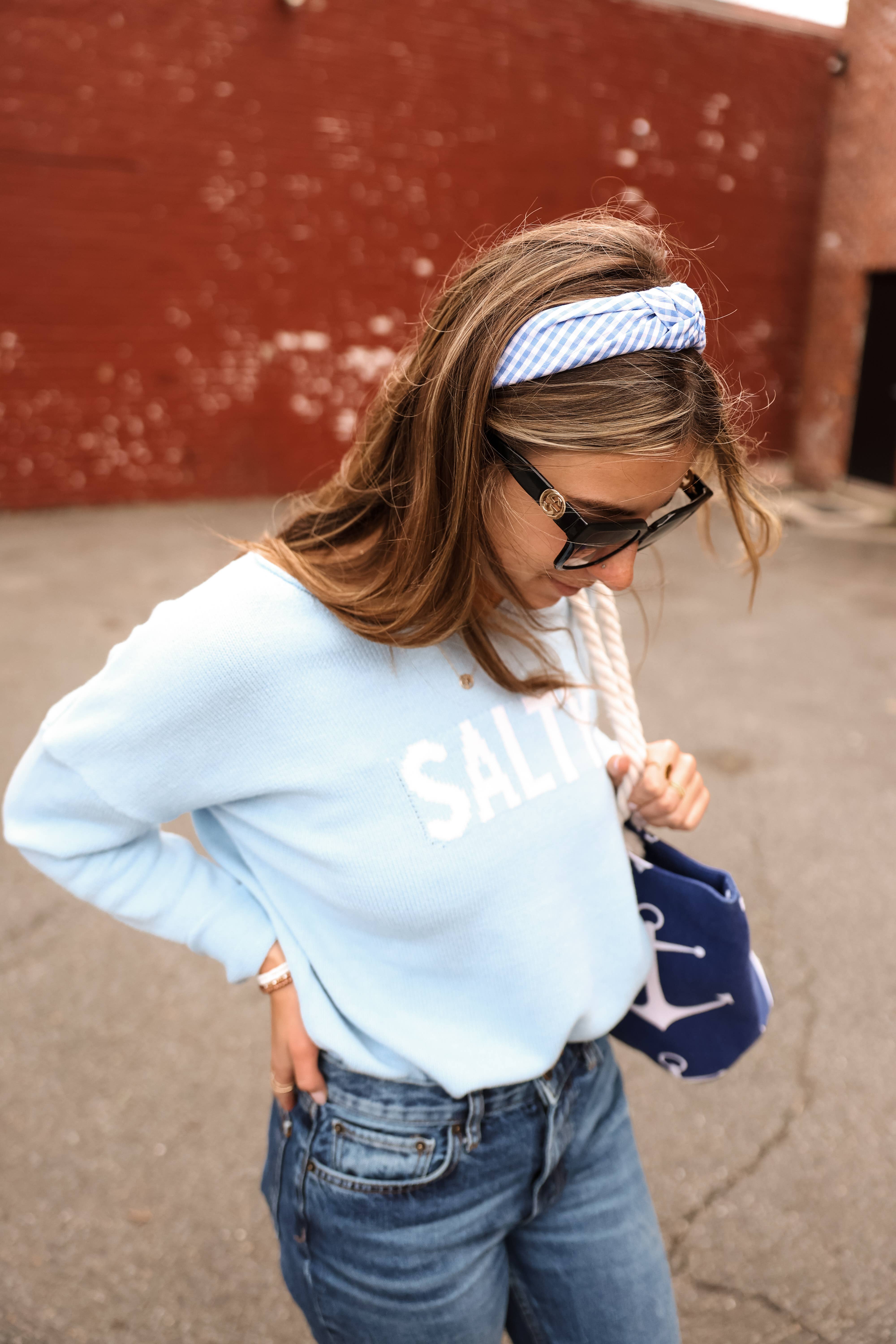 Top It Off - Wholesale Knit Sweater - Women's - Cove V-Neck Beach and Salty Sweaters- Casual Fun - Winter 20253