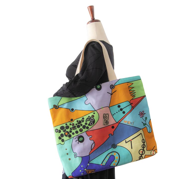 Haleh.J Collection – Engroshandel Tote bag - Dame – Lærred mulepose #9