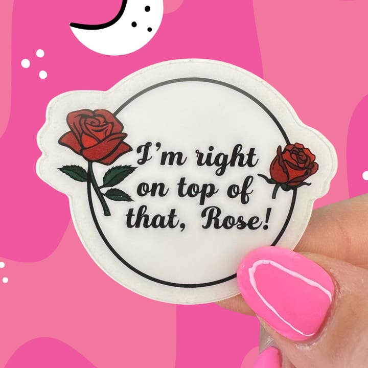 Estou bem em cima daquele adesivo de vinil rosa por atacado de The Foxy Hipster