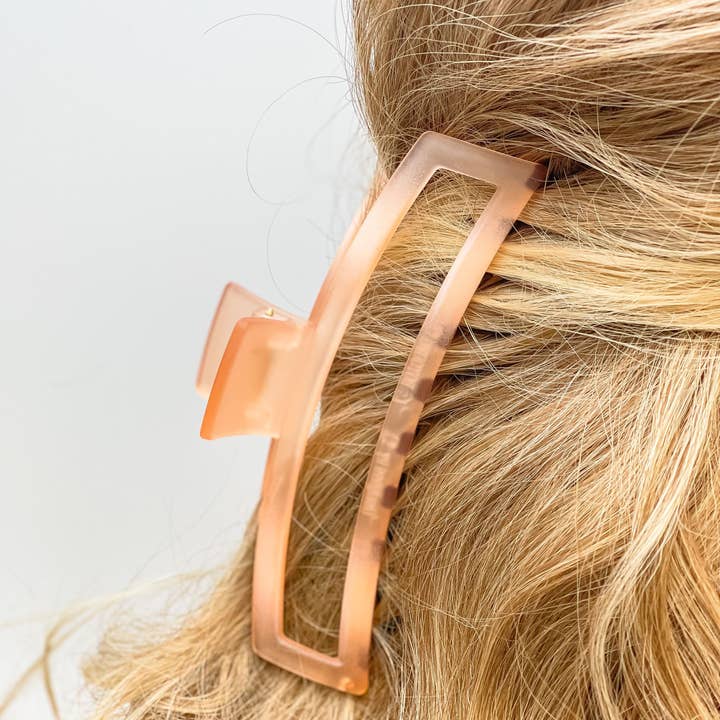 Prep Obsessed Wholesale - Wholesale Hair clip – Women’s - Giant Frosted Claw Clip7