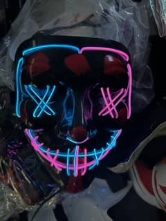 SugarQuoteMeNot LLC - Wholesale Costume - Unisex - Light up Purge Mask
