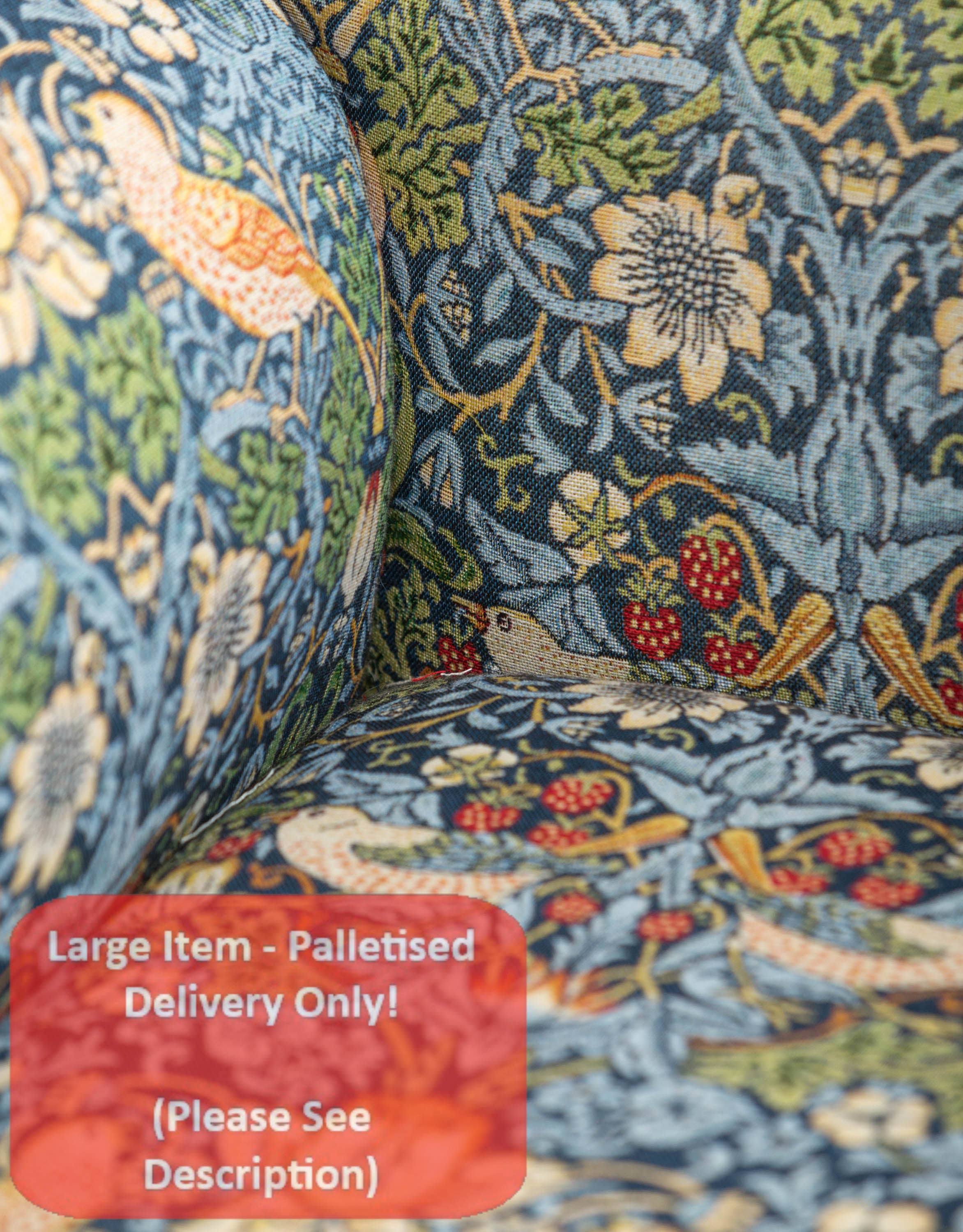 McGowan & Rutherford Ltd – wholesale Sofa – William Morris Strawberry Thief Handmade Sofa UK2