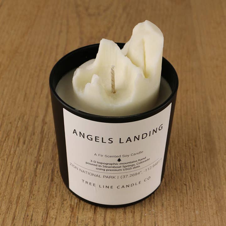 Engelenlandingskaars voor wholesale door Tree Line Candle Co
