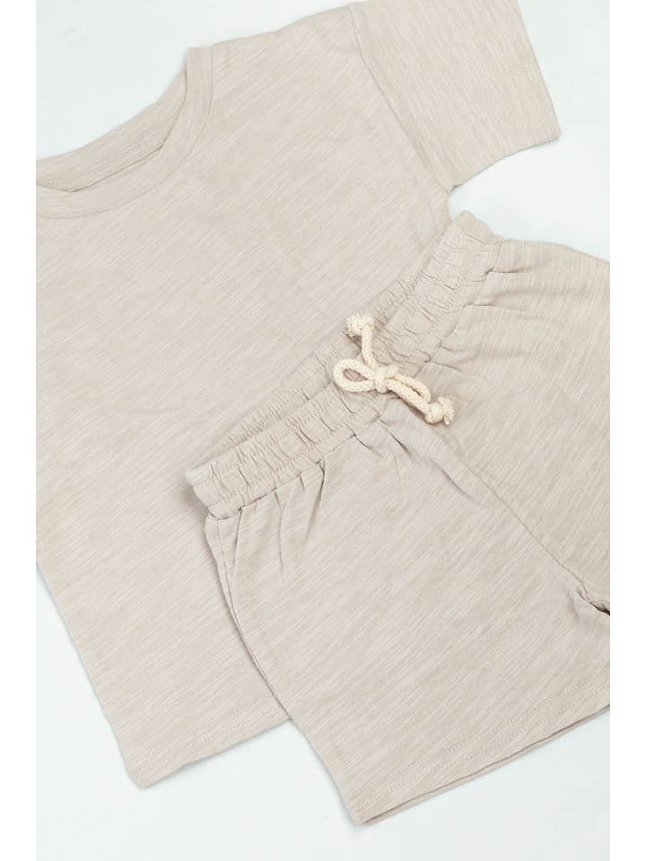 Little Organic Co - Wholesale Lounge Set - Kids - Baby organic Short Sleeve kids Lounge set 5