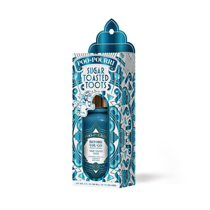 ~Pourri - Wholesale Toilet Spray - Holiday 2024 - Sugar Toasted Toots 2oz Boxed Poo~Pourri