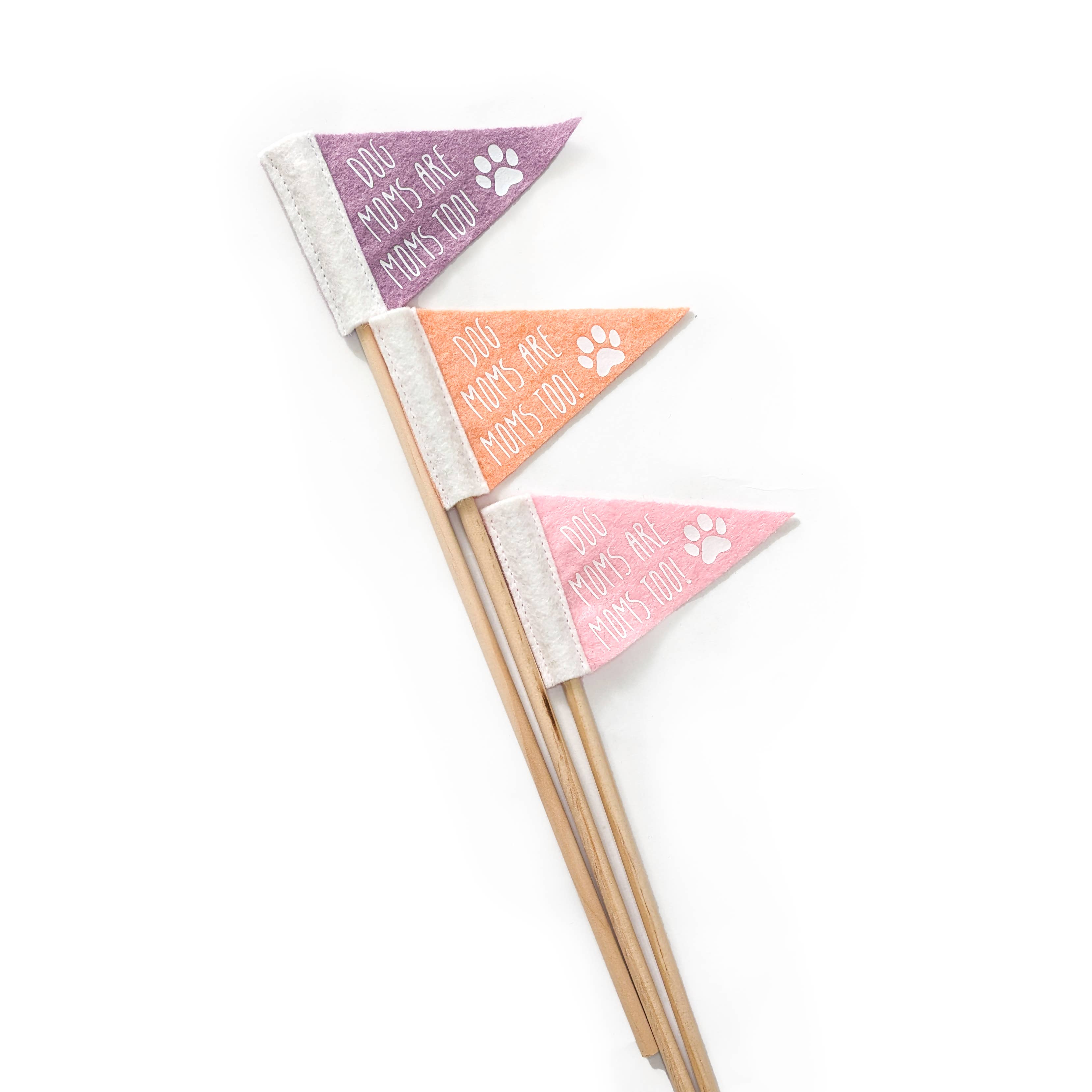 Pennant For Your Thoughts - Wholesale Flag - Mother's Day Tiny Flag Pennant | Wool Blend, Handmade in USA6