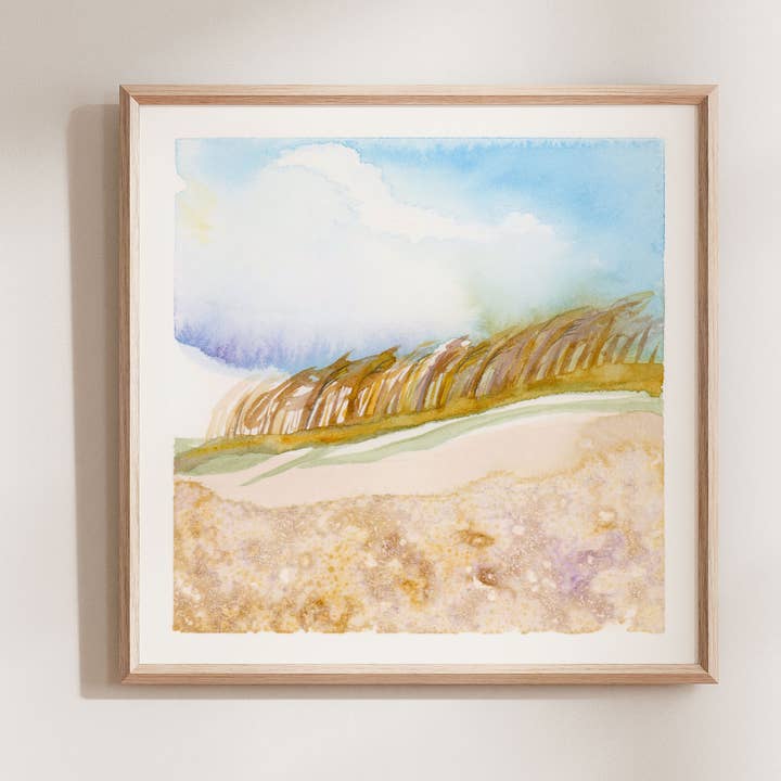 Vent et ciel — Littoral | Prairie Art Prairie pour la vente par Amber DeCicco Art