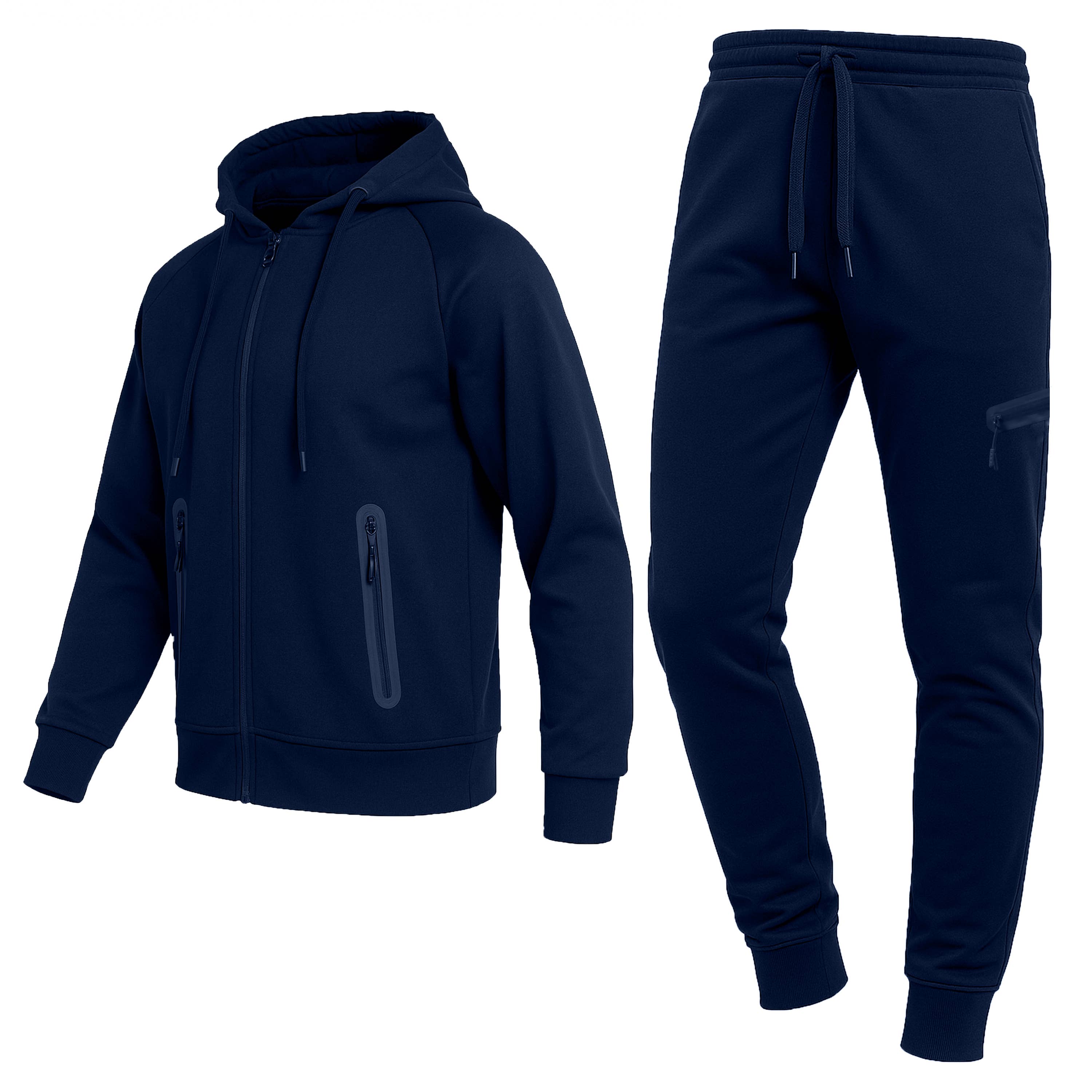 Galaxy By Harvic - Wholesale Lounge Set - Men's - 2-Piece Men's Tech Fleece Hoodie & Jogger Set (S-3XL)21