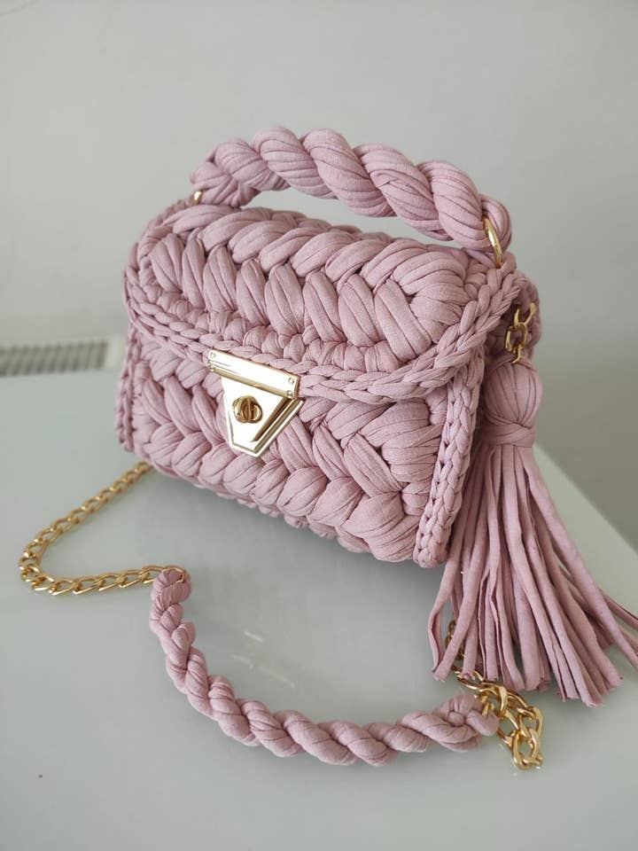 CHQEL Evening Clutch Bag for Women, Handmade Crochet Purse  for wholesale by CHQEL