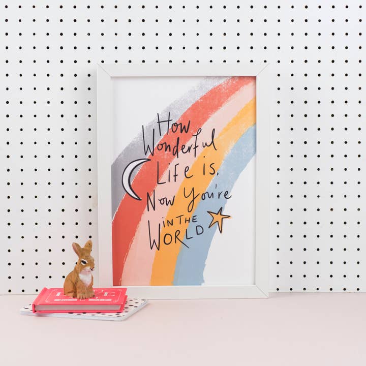 Comme la vie est merveilleuse maintenant que tu es au monde pour la vente par Pickled Pom Pom