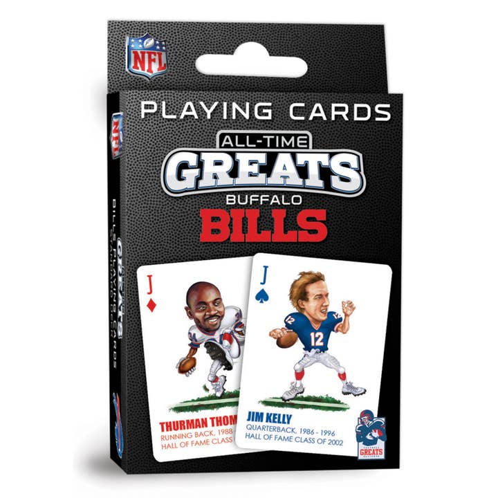 Masterpieces Puzzles - Wholesale Playing Cards - Buffalo Bills All-Time Greats Playing Cards