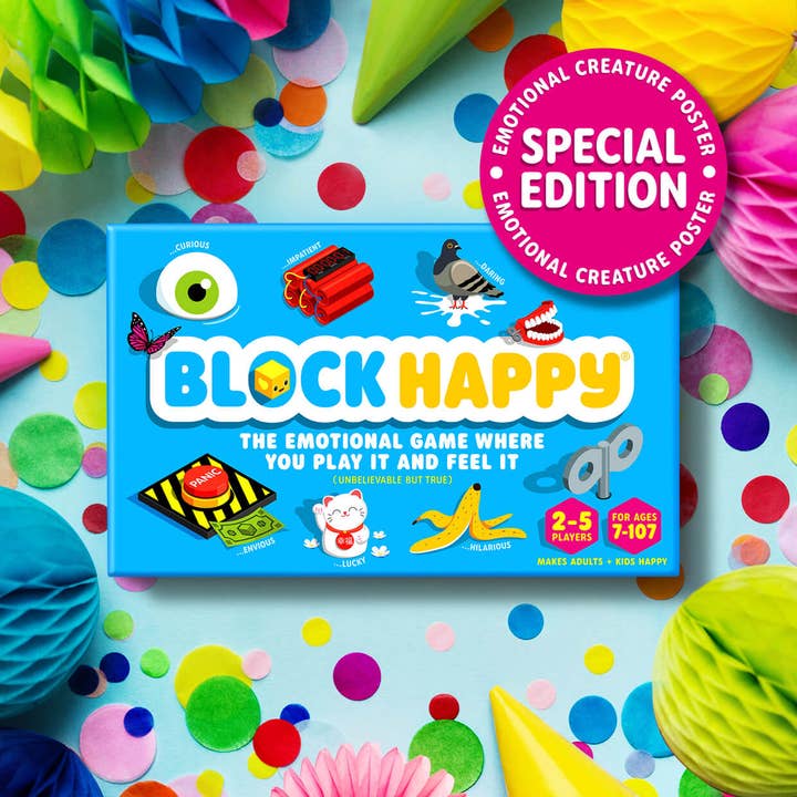 Block Happy Emotions Card Game - Special Edition for wholesale by Idea Parlour