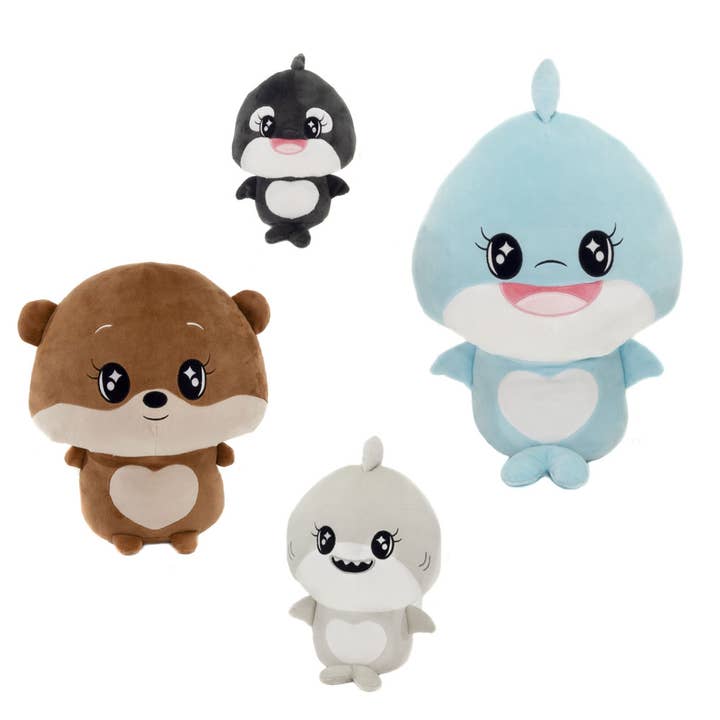 GLEAM TEAM - 14.5IN 4 ASST. SEALIFE ANIMALS for wholesale by Fiesta Toys