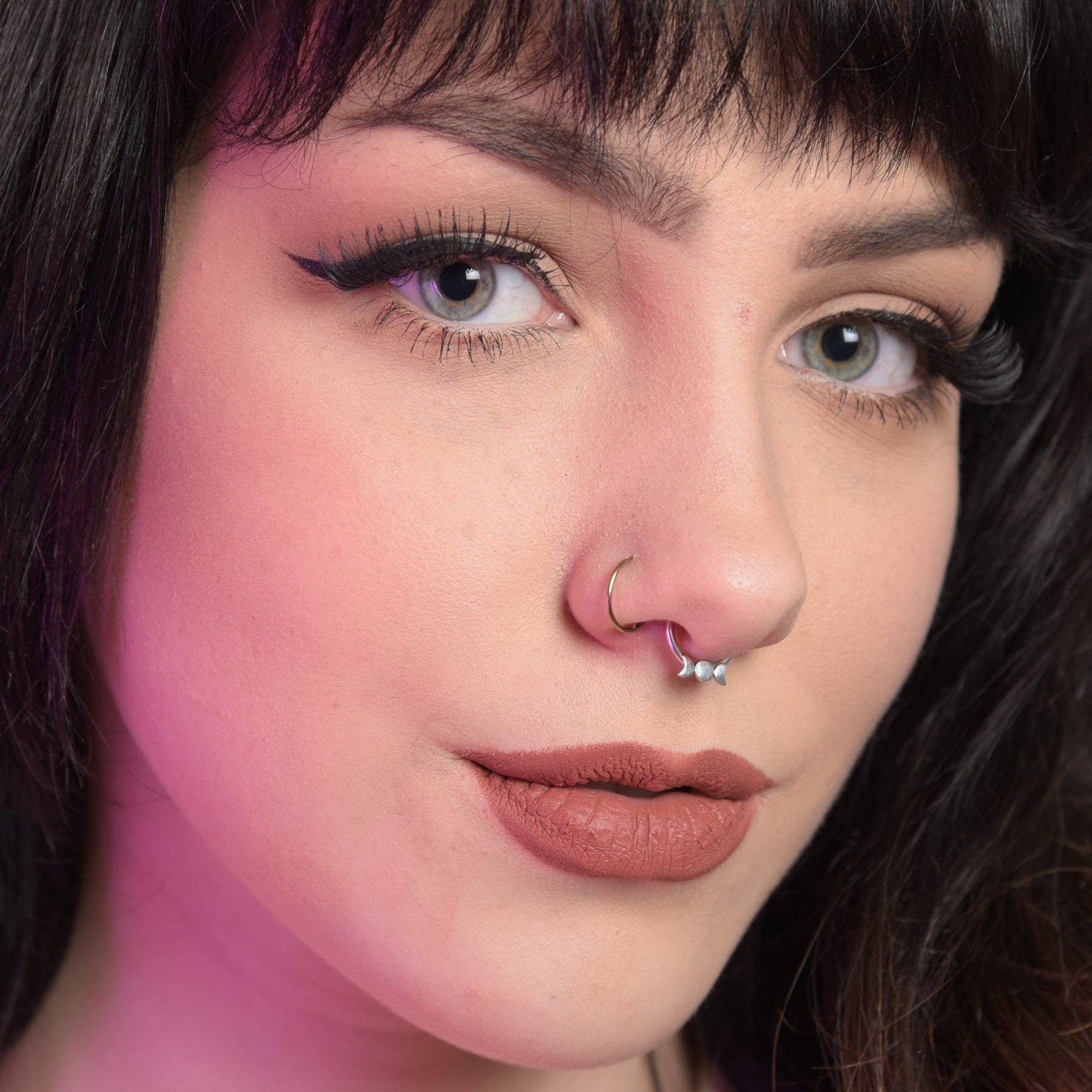 Inchoo bijoux inc - Wholesale Nose Ring - Moon Phase Septum1