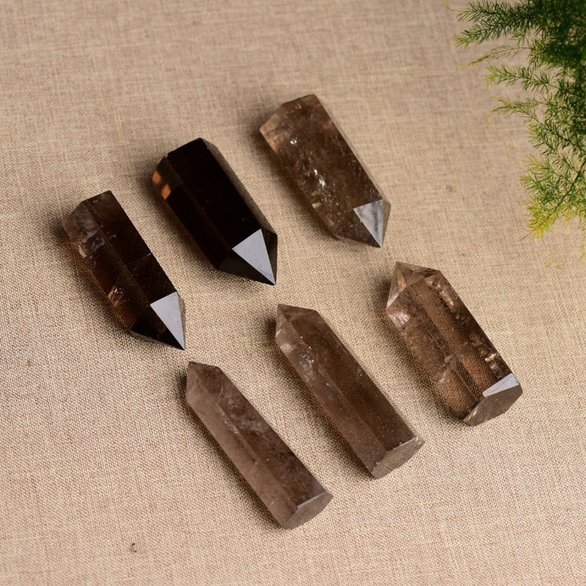 Brown Smoky Quartz Crystal Point Tower_CWMM8106 for wholesale on Faire1