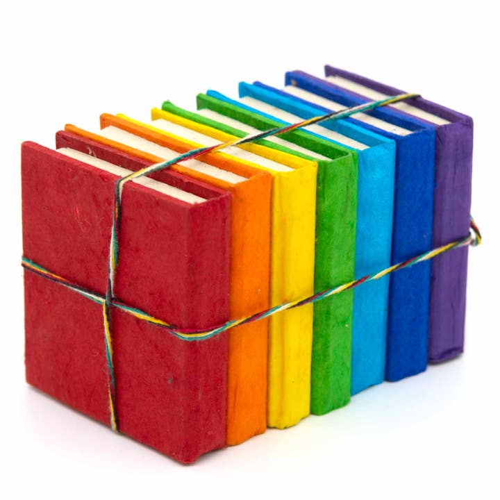 Siesta - Wholesale Notitieboekje - Set van zeven mini notitieboekjes met chakra thema2