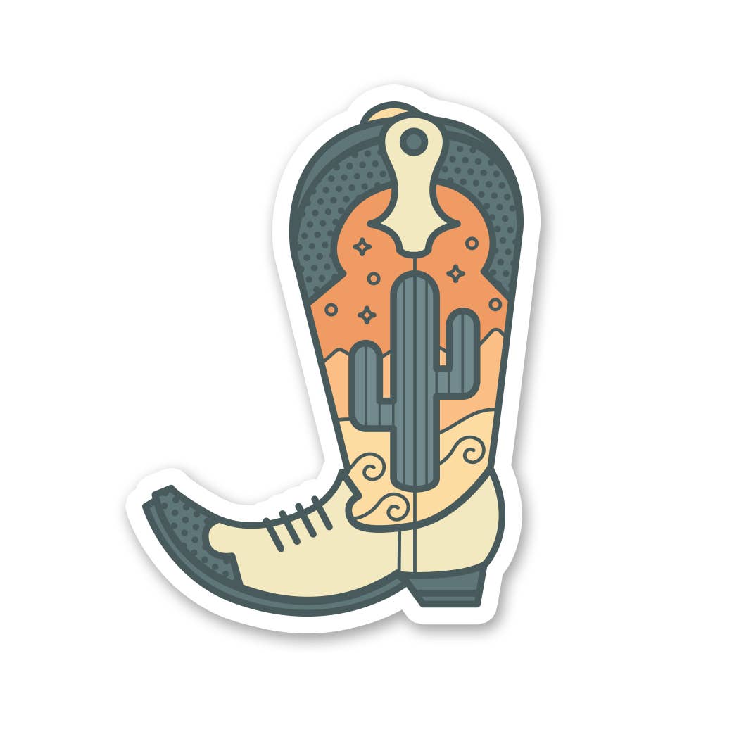 Stars And Sequoias - Wholesale Sticker - Cowboy Boot1